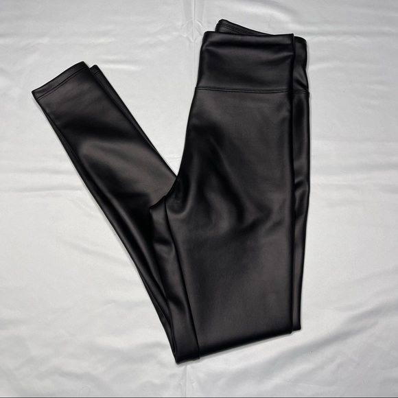 Express Pants - Express faux leather black high rise leggings NWT